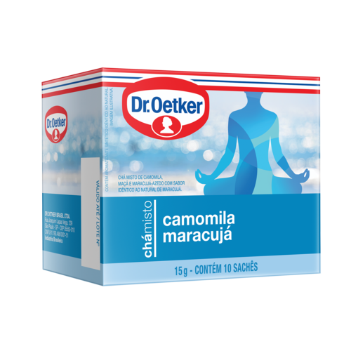 CHA DR.OETKER 15G CAMOMILA/MARACUJA