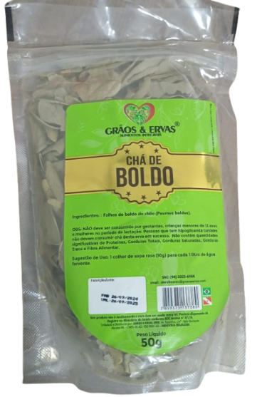 CHA GRAOS E ERVAS 50G BOLDO