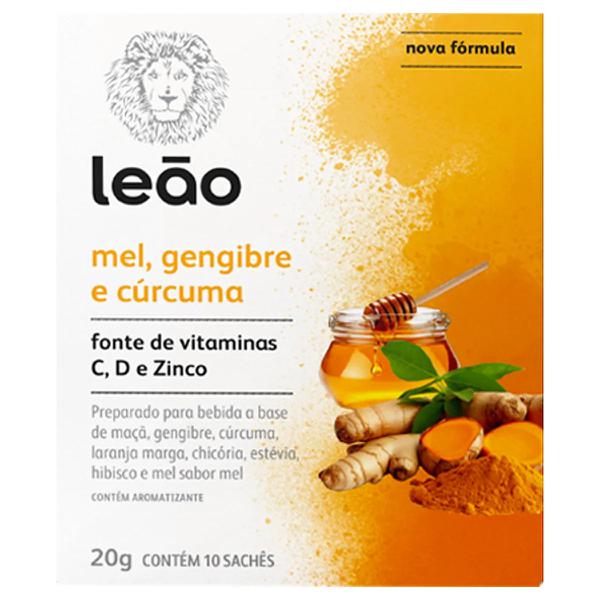 CHA LEAO 20G MEL/GENGIBRE/CURCUMA