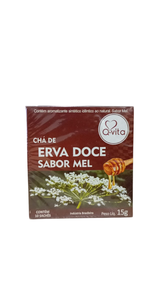 CHA Q-VITA 15G ERVA DOCE/MEL