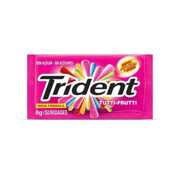 CHICLE TRIDENT 8G TUTTI-FRUTTI