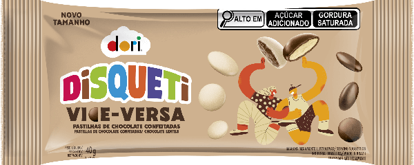 CHOC.DISQUETI DORI 40G VICE-VERSA
