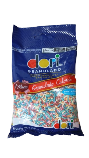 CHOC.GRANULADO DORI 120G COLORIDO