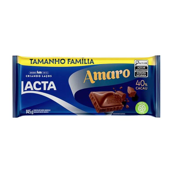 CHOC.LACTA 145G AMARO