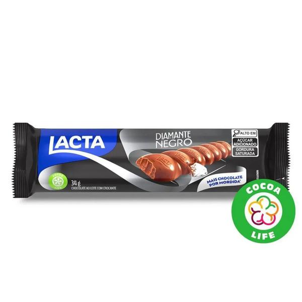 CHOC.LACTA 34G DIAMANTE NEGRO
