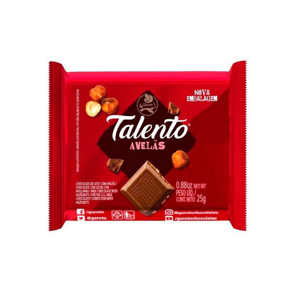 CHOC.TALENTO 25G AVELAS
