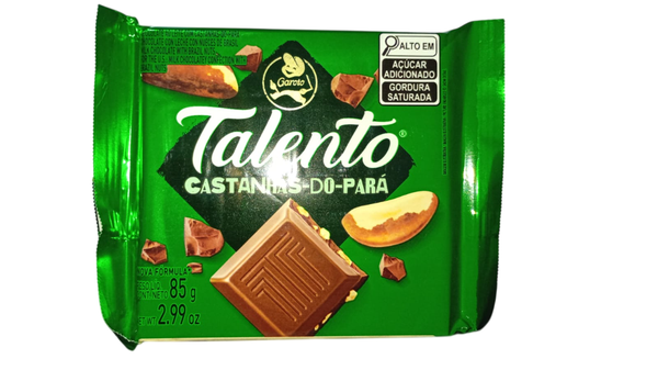 CHOC.TALENTO 85G CASTANHA DO PARA