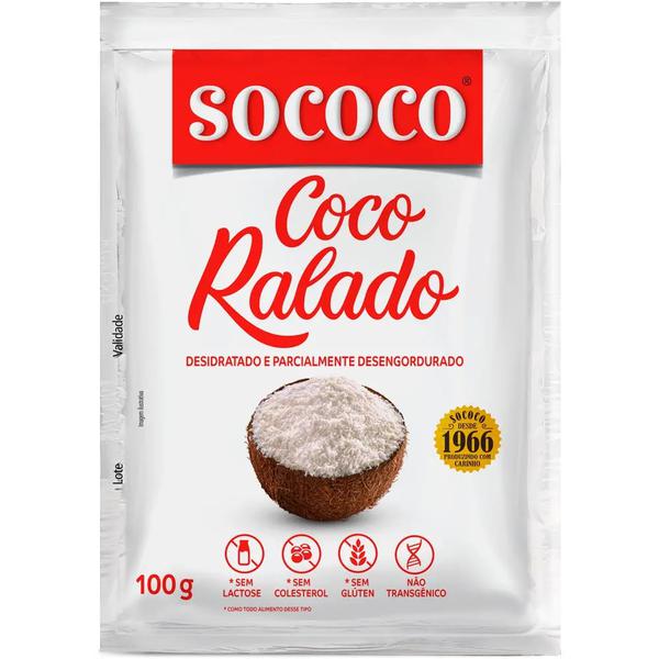 COCO RALADO SOCOCO 100G PURO