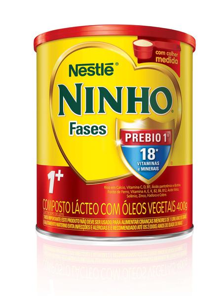 COMP.LACTEO NINHO 400G 1+ OLEOS/FIB