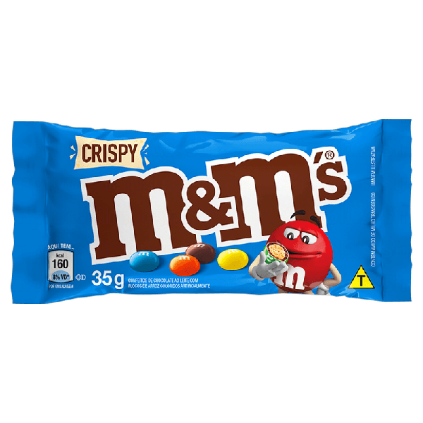 CONFEITO M&MS 30G CHOCOLATE AO LEIT