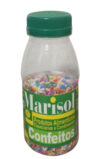 CONFEITO MARISOL 80G PT GRANULADO COLORIDO