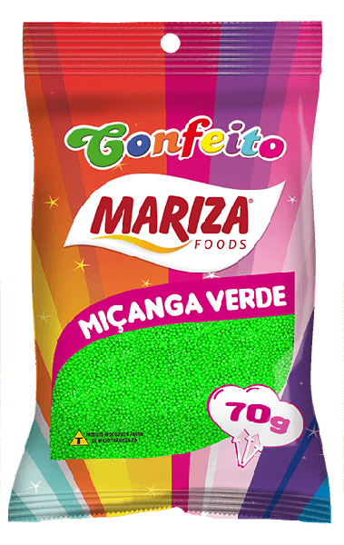 CONFEITO MARIZA 70G MICANGA VERDE