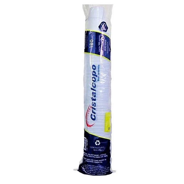 COPO DESC.CRISTALCOPO 180ML PS TRAN