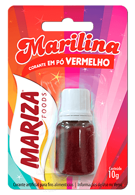 CORANTE ALIMEN.MARIZA 10ML VERMELHO