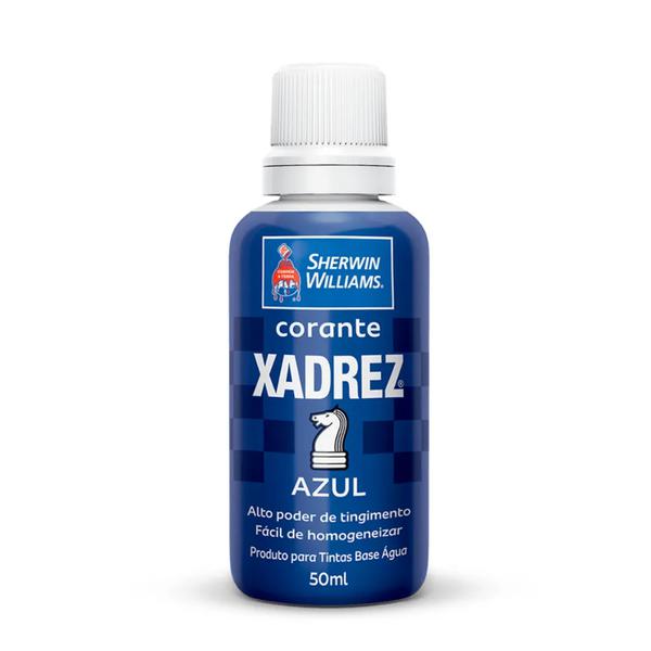 CORANTE XADREZ LIQ.50ML AZUL