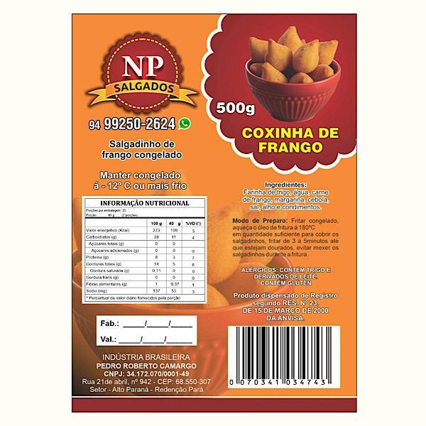 COXINHA FGO NP CONG.500G