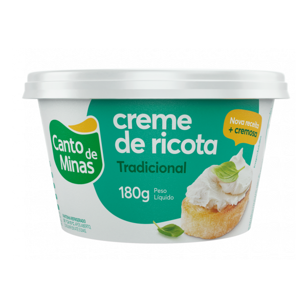 CREME RICOTA CANTO MINAS 180G TRADI