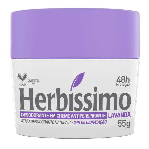 DESOD.HERBISSIMO CREME 55G LAVANDA