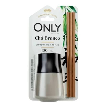 DIFUSOR AMB.ONLY 100ML CHA BRANCO