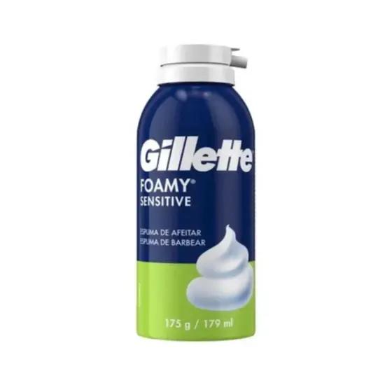 ESPUMA BARB.GILLETTE 175G SENSITIVE