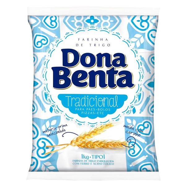 FARINHA TRIGO DONA BENTA 1KG PL S/F