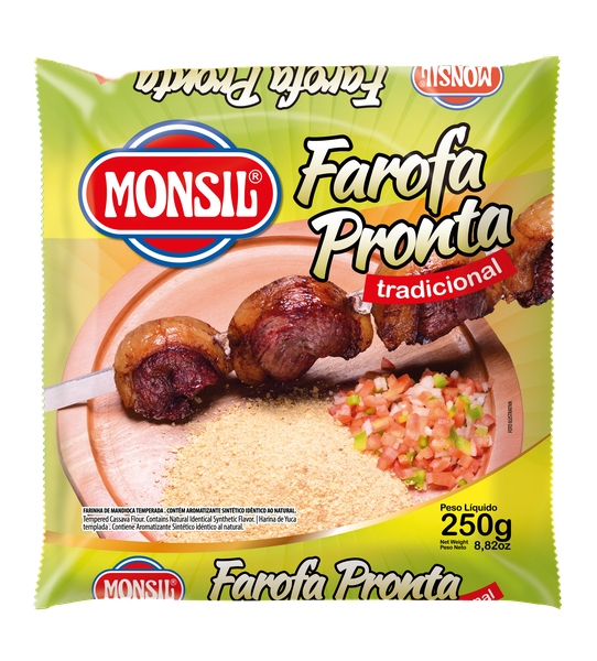 FAROFA MONSIL MAND.250G TRADICIONAL