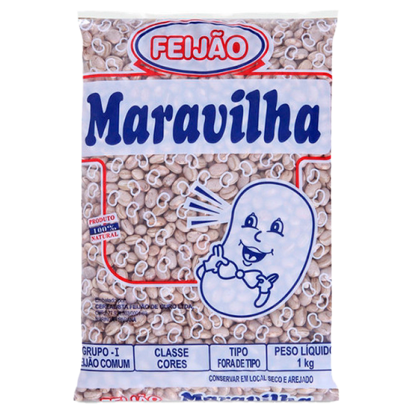FEIJAO MARAVILHA CAR.1KG TP1