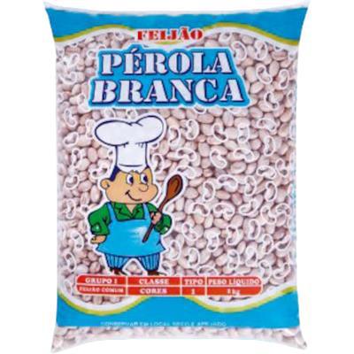 FEIJAO PEROLA BRANCA CAR.1KG TP1