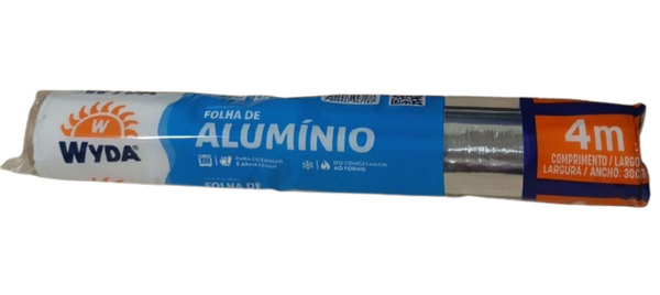 FOLHA ALUMINIO WYDA 30CMX4MT
