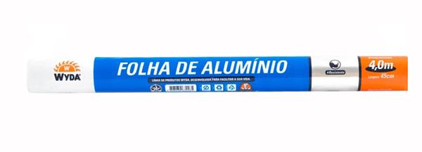 FOLHA ALUMINIO WYDA 45CMX4MT