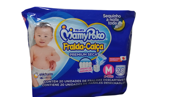 FRALDA MAMYPOKO CALCA REG.M 20UN