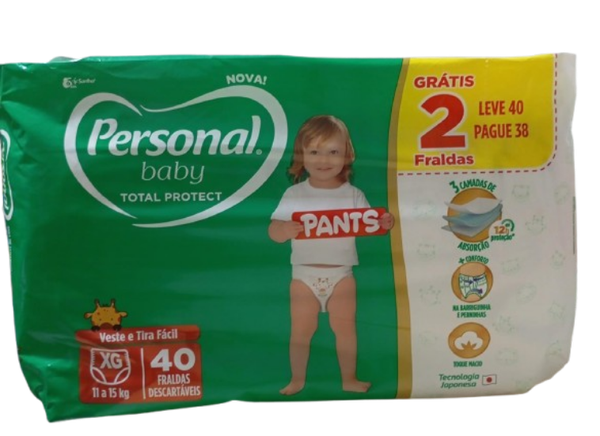 FRALDA PERSONAL MEG PANTS XG 40UN