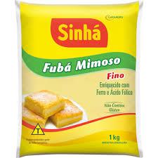 FUBA DE MILHO SINHA 1KG FINO