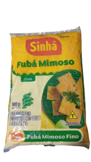 FUBA DE MILHO SINHA 500G FINO