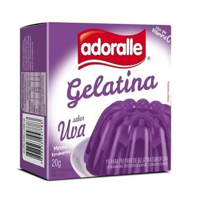 GELATINA ADORALLE 20G UVA