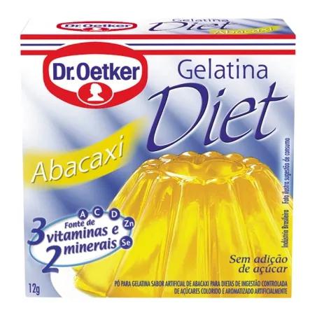GELATINA DR.OETKER DIET 12G ABACAXI