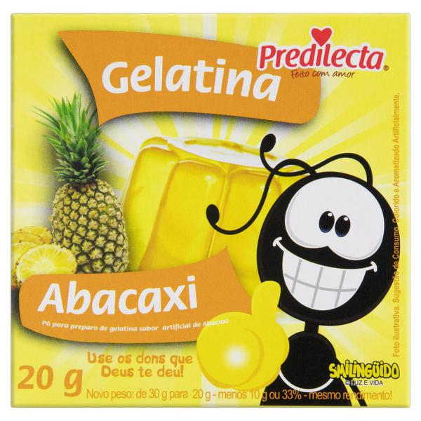 GELATINA PREDILECTA 20G ABACAXI