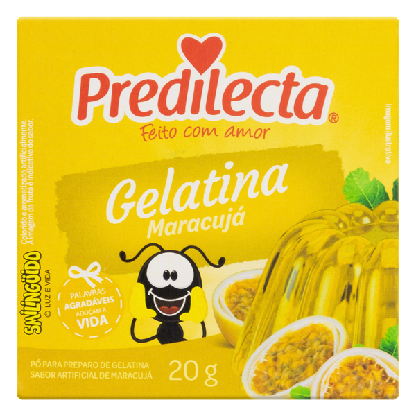 GELATINA PREDILECTA 20G MARACUJA