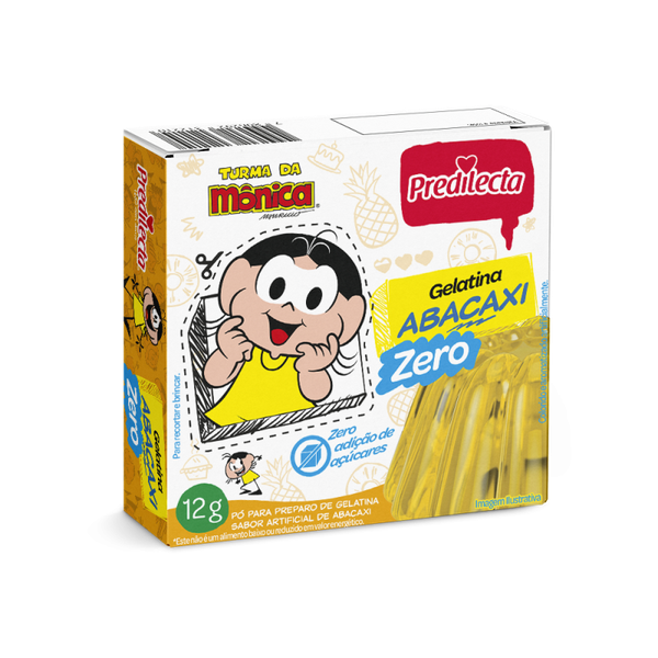 GELATINA PREDILECTA ZERO 12G ABACAX