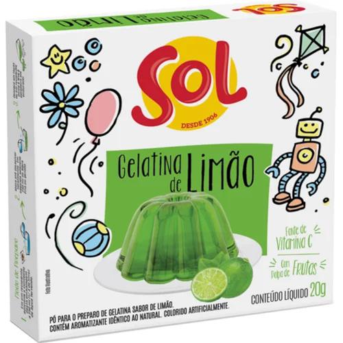 GELATINA SOL 20G LIMAO