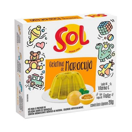 GELATINA SOL 20G MARACUJA