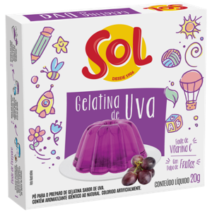 GELATINA SOL 20G UVA
