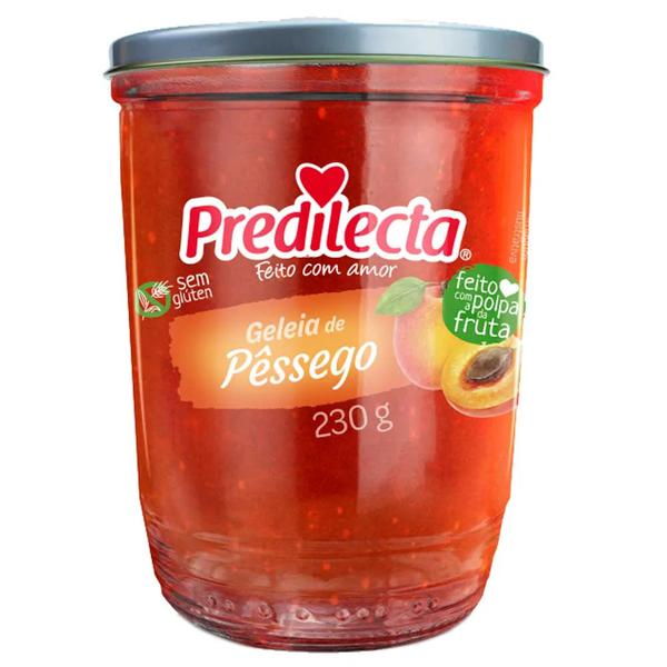 GELEIA PREDILECTA 230G PESSEGO