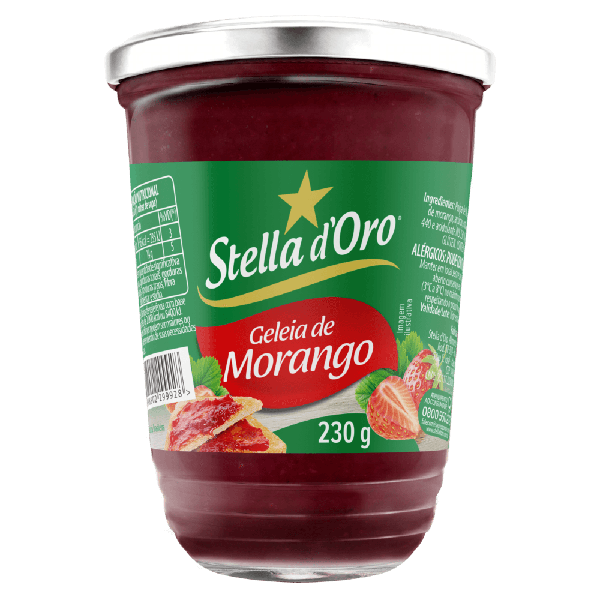 GELEIA STELLA DORO 230G MORANGO