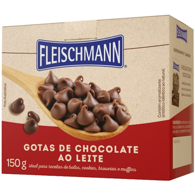 GOTAS CHOCOLATE FLEISCHMANN 150G