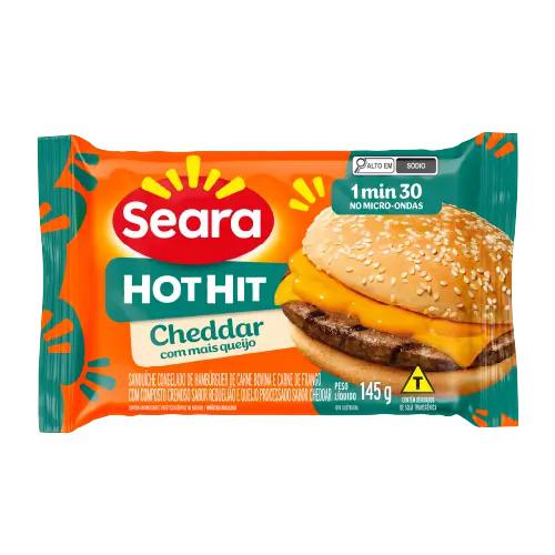 HAMB.SEARA HOT HIT 145G CHEDDAR