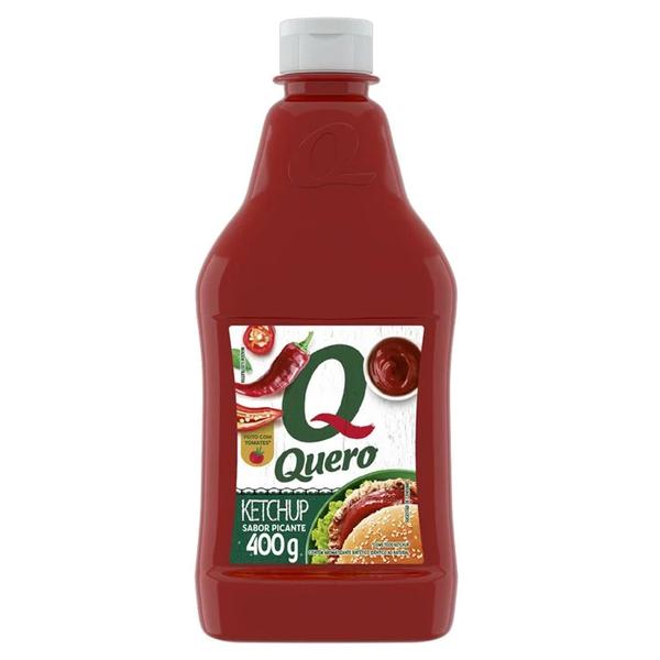 KETCHUP QUERO 400G PT PICANTE