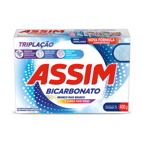 LAVA ROU.ASSIM TRIP.400G CX BICARBO