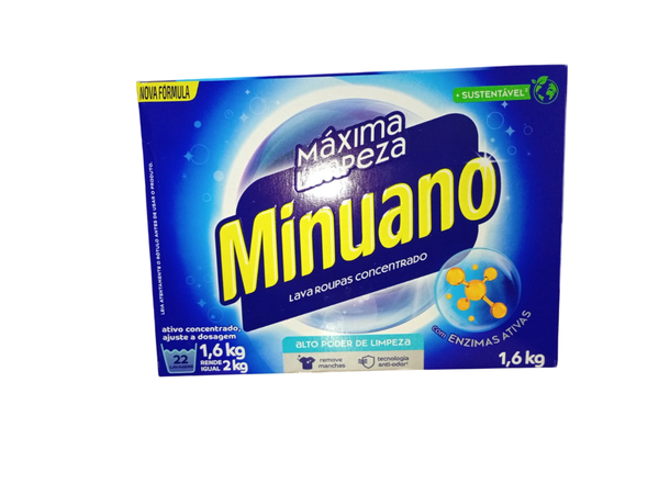LAVA ROU.MINUANO 1.6KG CX MX.LIMPEZ