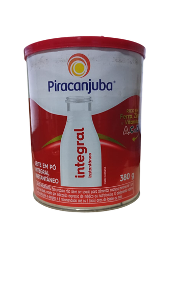 LEITE PO PIRACANJUBA 380G LT INTEGR